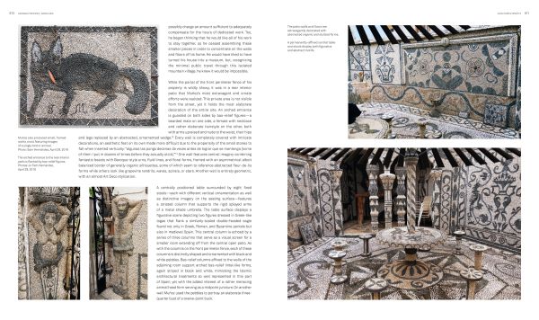 Book cover of Jo Farb Hernández's Singular Spaces II, From the Eccentric to the Extraordinary in Spanish Art Environments, featuring a mosaic dragon land art sculpture. Published by 5 Continents Editions.