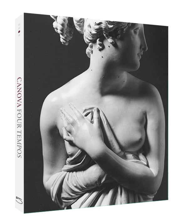 Book cover of Canova. Four Tempos Volume III, featuring marble sculpture of Venus Italica by Antonio Canova. Published by 5 Continents Editions.