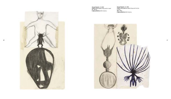 Book cover of Enzo Cucchi, The Poet and the Magician, featuring a yellow and white pattern. Published by 5 Continents Editions.