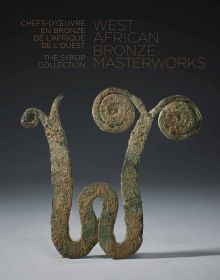 Book cover of West African Bronze Masterworks, The Syrop Collection, featuring a snake-like metal sculpture. Published by 5 Continents Editions.