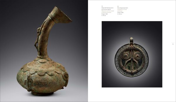 Book cover of West African Bronze Masterworks, The Syrop Collection, featuring a snake-like metal sculpture. Published by 5 Continents Editions.