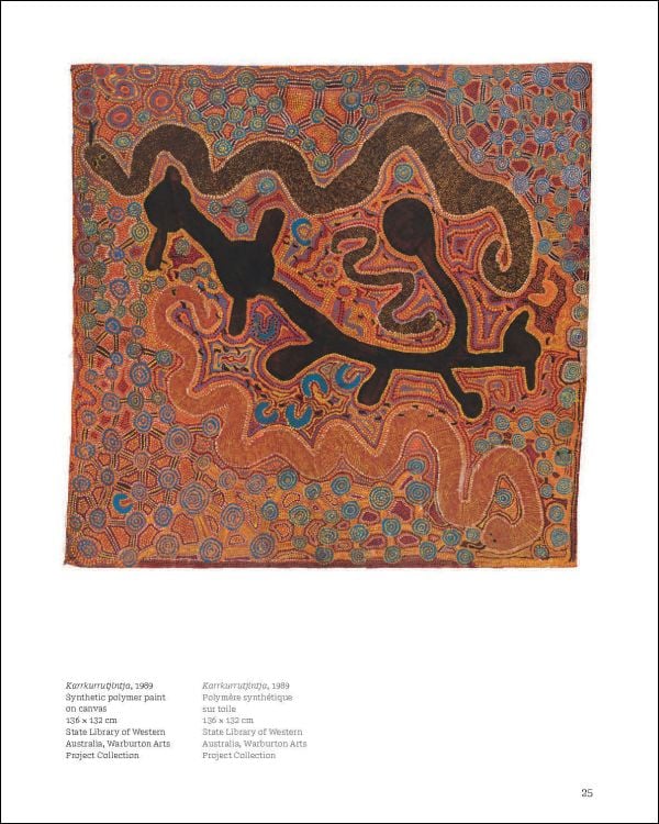 Book cover of Jackie Kurltjunyintja Giles Tjapaltjarri. Published by 5 Continents Editions.