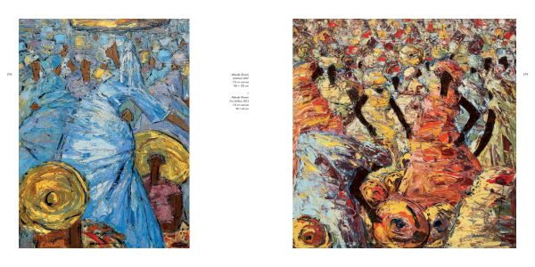 Book cover of A King’s Passion, A 21st-Century Patron of African Art, featuring artwork by Olisa Nwadiogbu. Published by 5 Continents Editions.