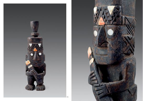 Book cover of Culture(s): A World Tour of 99 Antique Miniature Treasures from the Donnadieu Collection, with ancient, miniature sculptures. Published 5 Continents Editions.