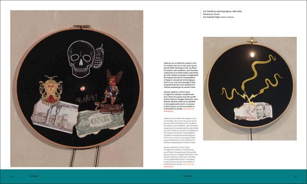 Book cover of Nothing Too Beautiful for the Gods: Altars and Contemporary Creation, featuring an altar with a fake head of a pig, alongside fruit and bottles. Published by 5 Continents Editions.