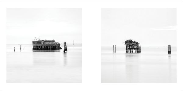 Book cover of Venezia: Beyond the Icon; featuring a Venetian Lagoon. Published by 5 Continents Editions.