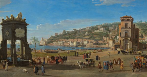 Book cover of Grand Tour of Europe, with a painting by Antonio Canova, titled