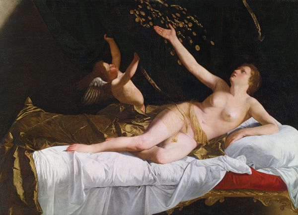 Book cover of Artemisia, featuring a portrait of the artist. Published by Scripta Maneant Editori.